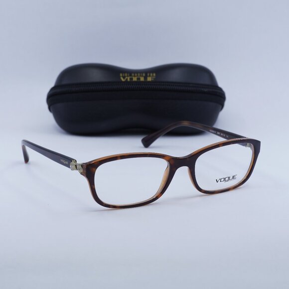 Vogue VO5094B 2386 Rectangle Eyeglasses 54mm - Havana/Brown - Picture 1 of 10